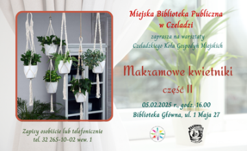 Makramowych kwietników ciąg dalszy